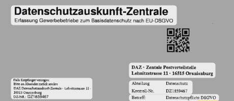 Seriös oder Abzocke? Die DAZ – Datenauskunftszentrale